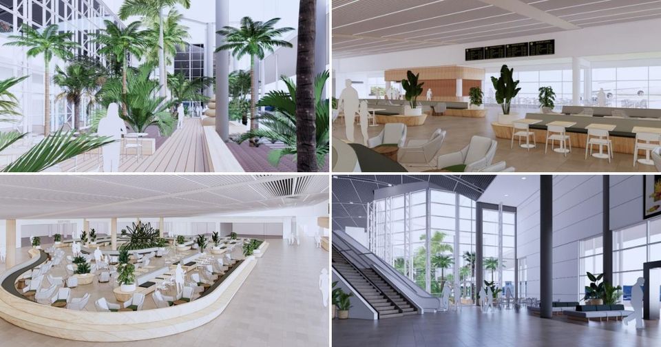 Renders of the new-look Cairns International Terminal.