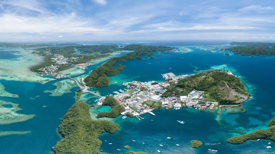 Palau is an archipelago nation of over 300 islands nestled in the Pacific Ocean.
