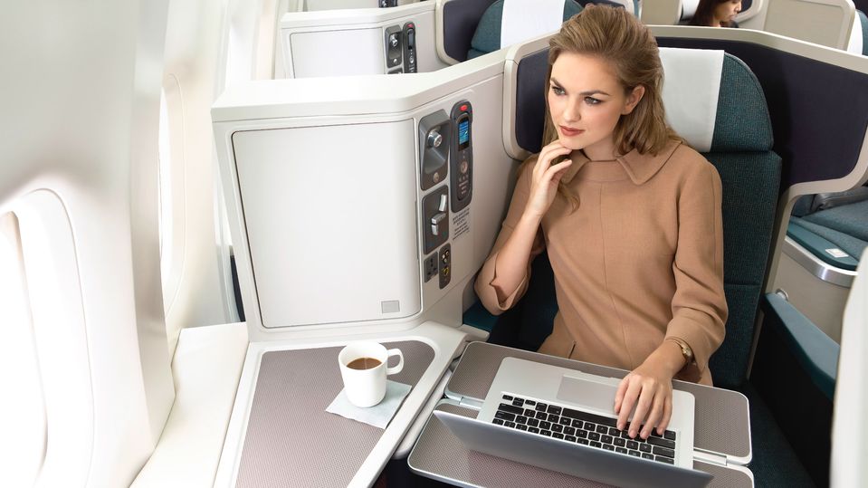 Be patient: inflight WiFi is nothing like what you're used to at home.