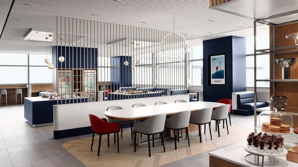 The lounge seats up to 172 passengers.