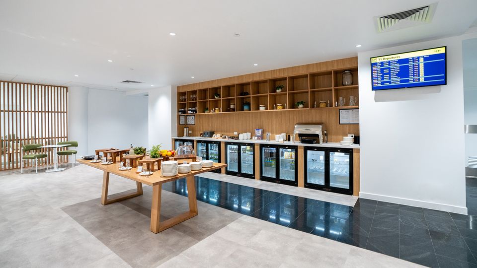 The new Cairns international lounge.
