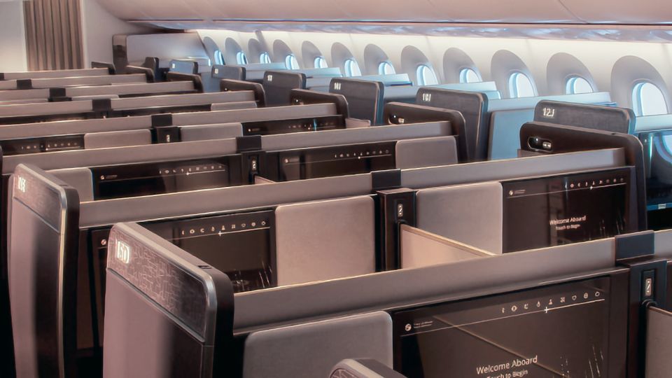 Korean Air's Prestige Suites 2.0 business class.