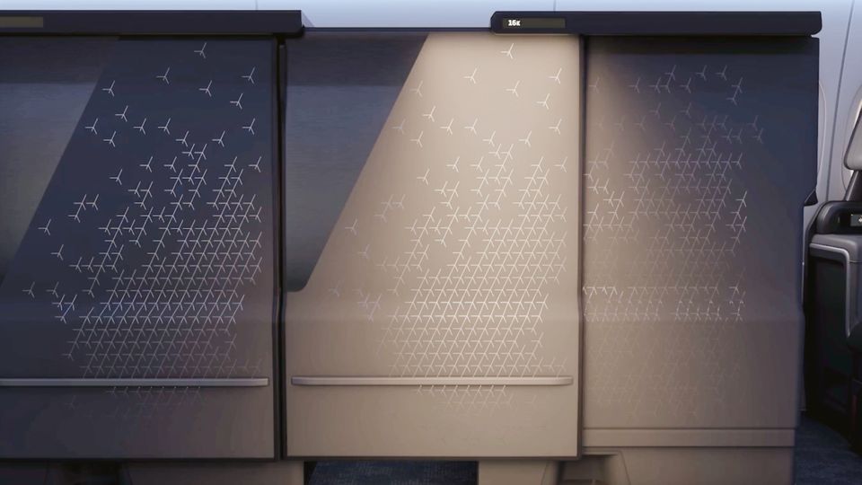 Singapore Airlines' 350 business class.