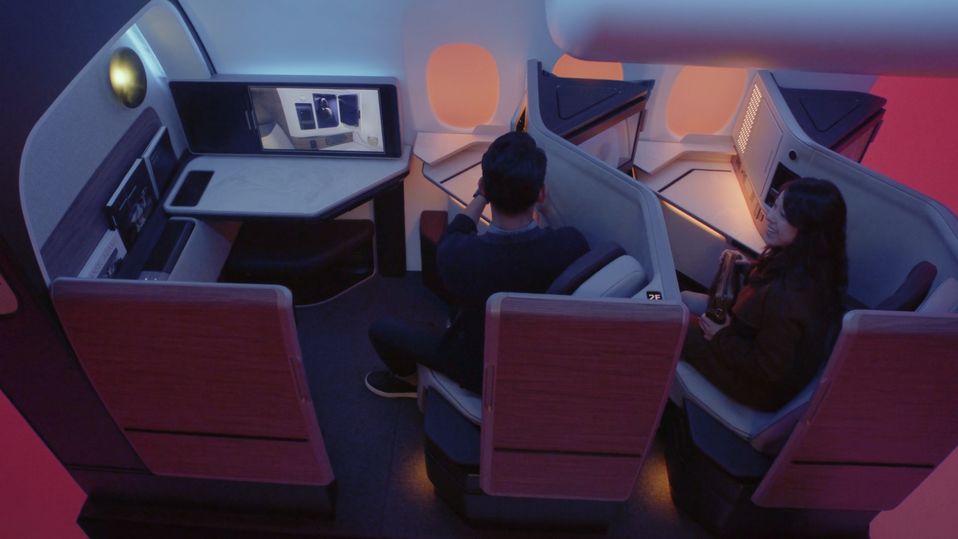 Elevate's Ascent business class.