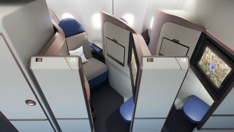 Collins' Aurora business class.