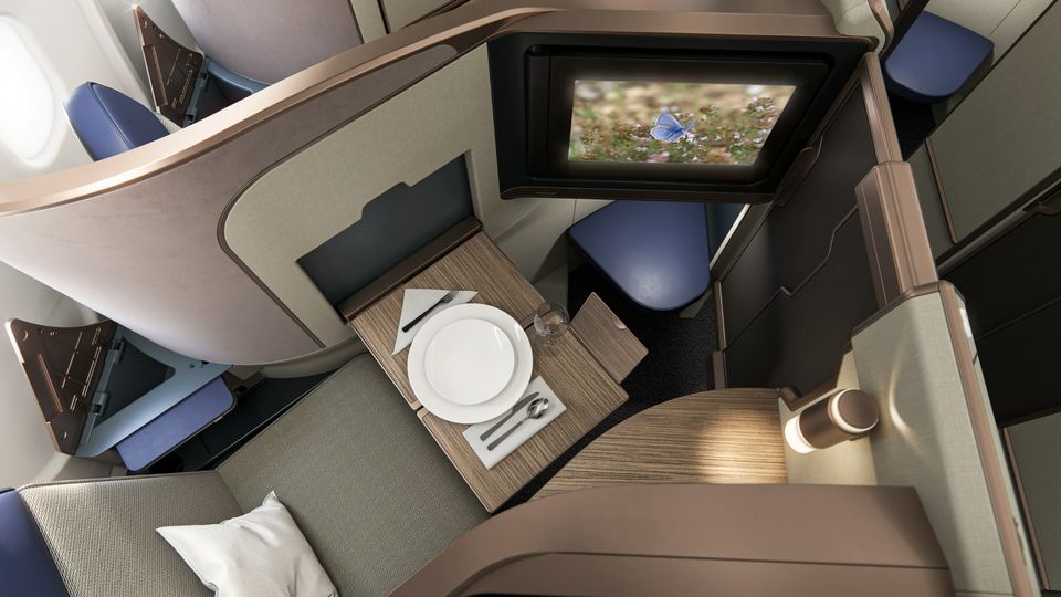 Collins' Aurora business class.