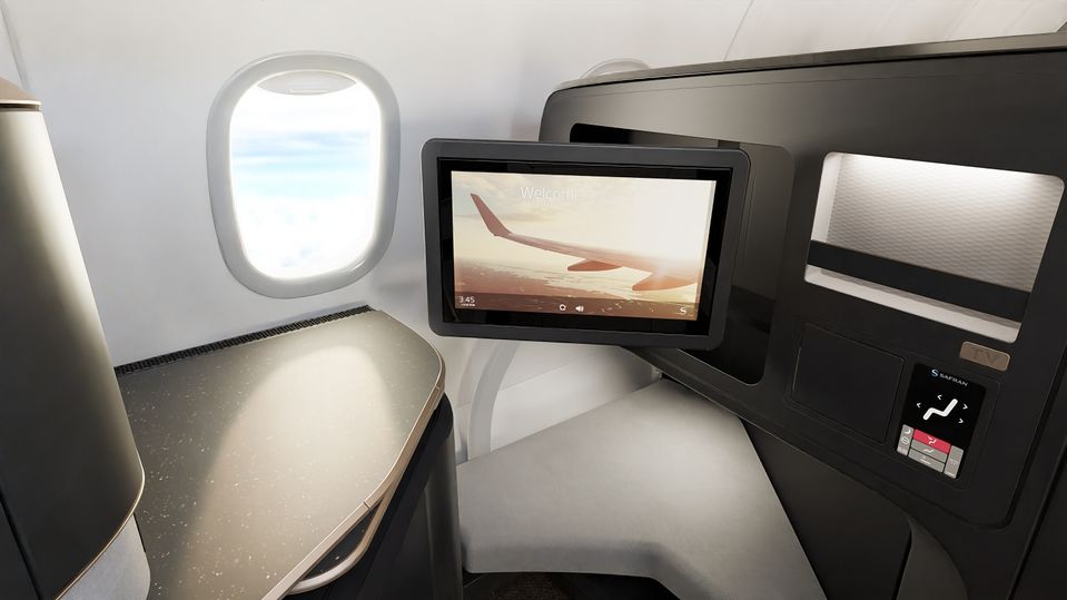 Safran's Vue business class.