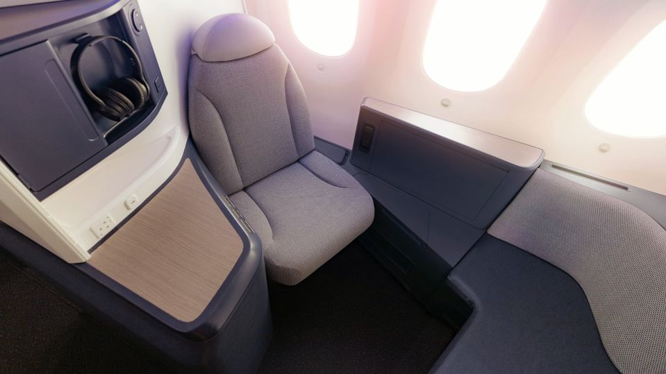 Air New Zealand's 787 Business Premier Luxe suite.