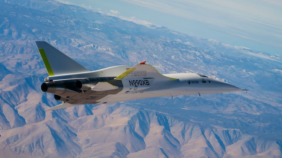 Boom's XB-1 supersonic test jet.