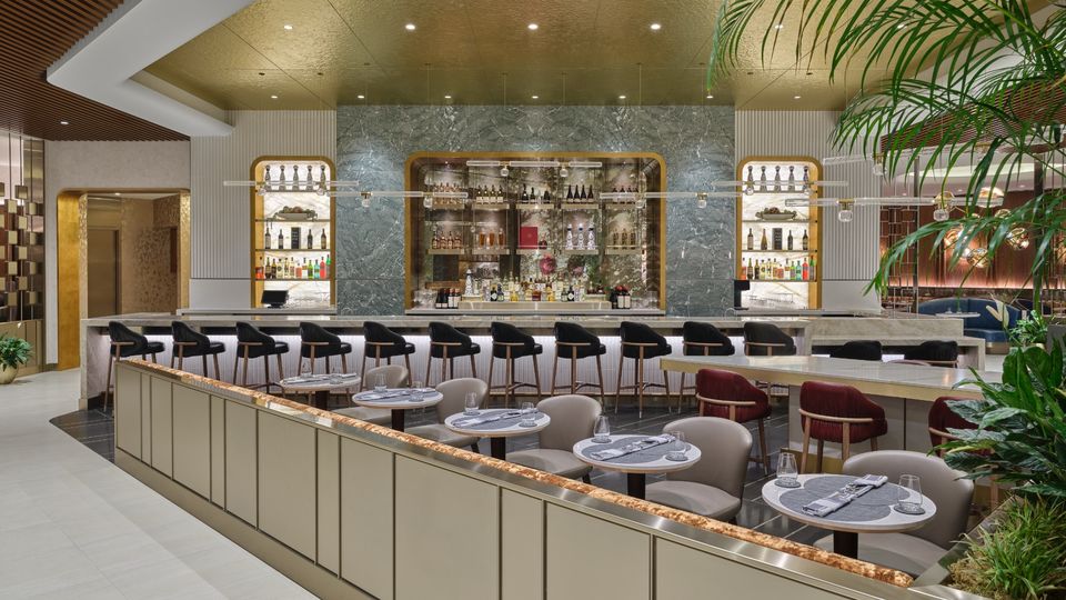The Delta One Lounge at LAX.