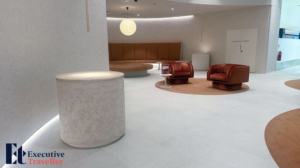 Sydney Airport's new Ascent first class check-in suite.