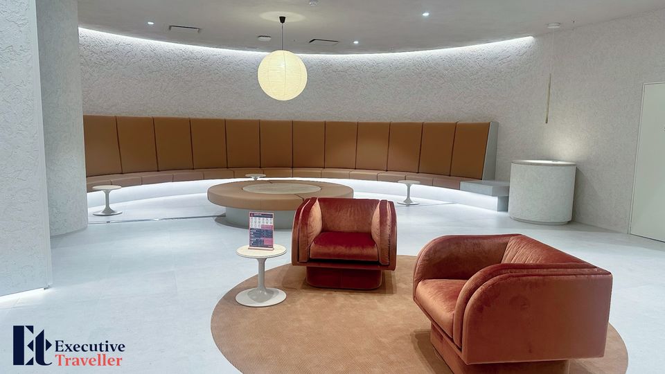 Sydney Airport's new Ascent first class check-in suite.