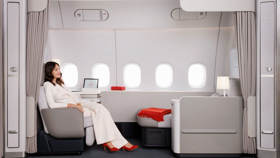 Air France's new 777 La Premiere first class.
