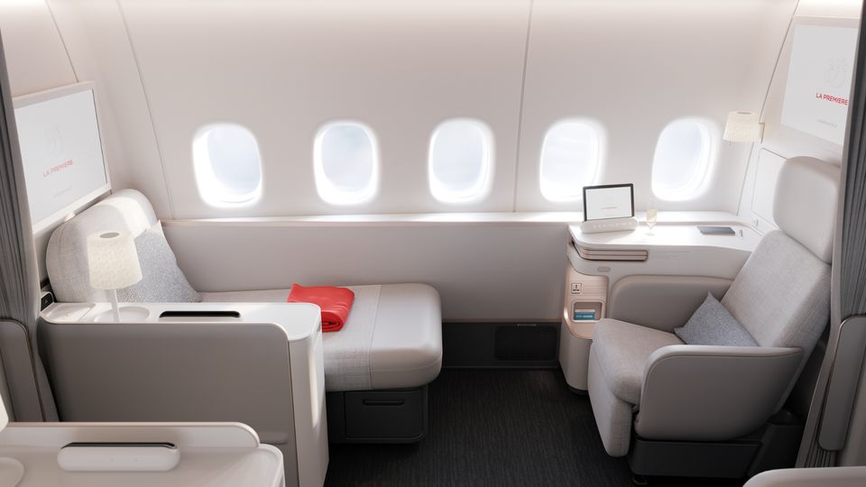 Air France's new 777 La Premiere first class.