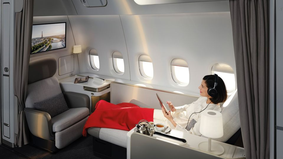 Air France's new 777 La Premiere first class.
