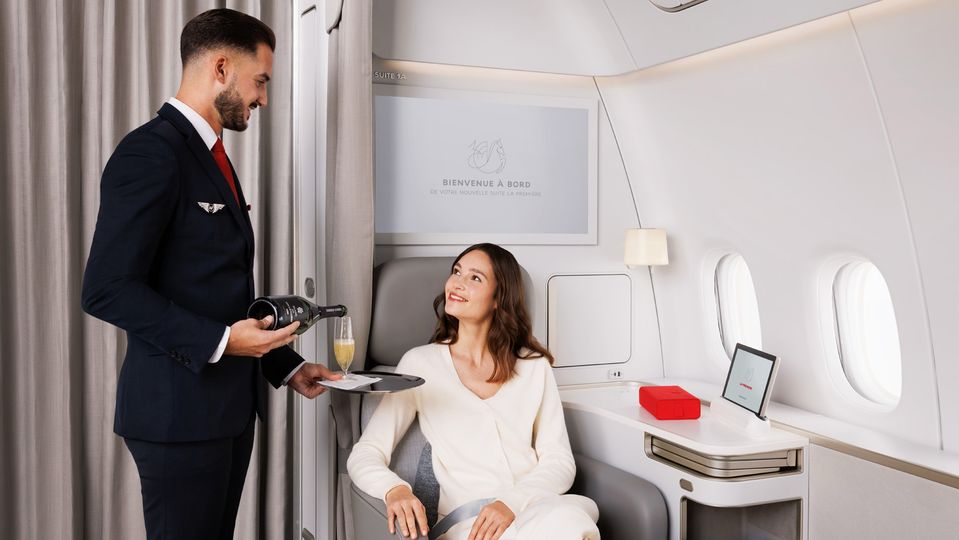 Air France's new 777 La Premiere first class.