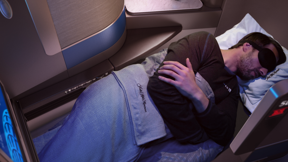 United's Polaris business class.