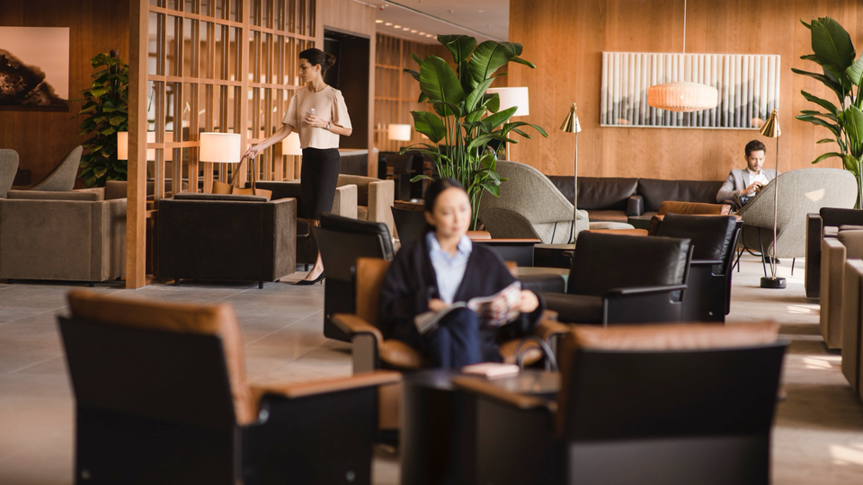 Cathay's new JFK lounge will boast the 'signature look' already established at The Pier, among others.