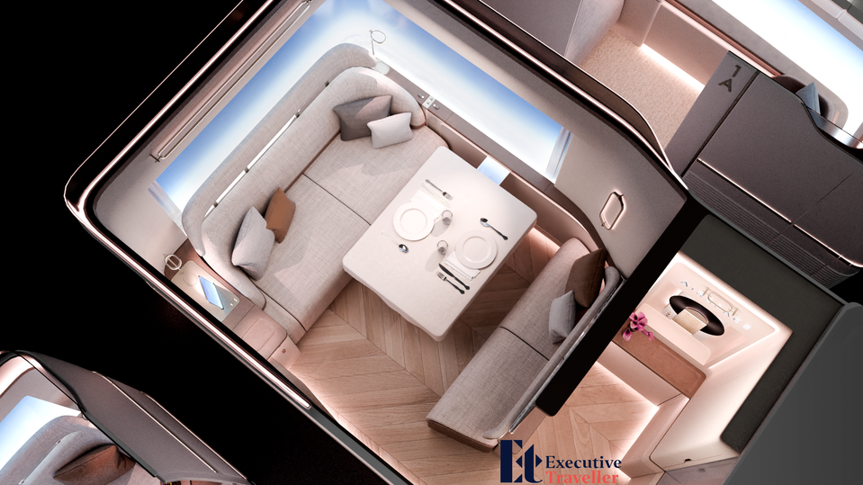 Airbus' A350-100 Airspace first class concept.