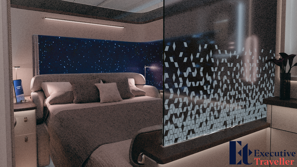 Airbus' A350-100 Airspace first class concept.