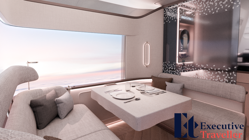 Airbus' A350-100 Airspace first class concept.