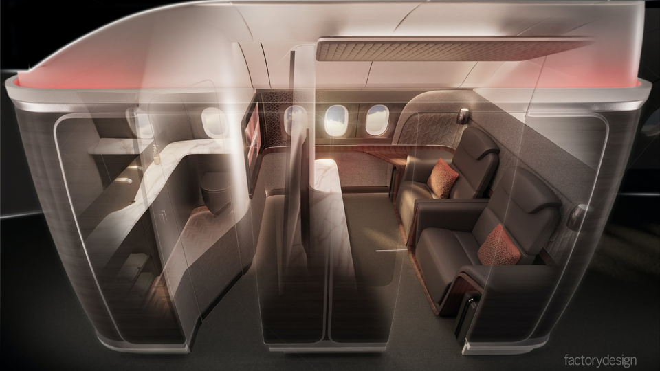 Factorydesign's Ensuite 'first class plus' concept.