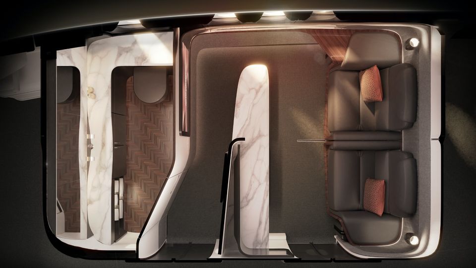 Factorydesign's Ensuite 'first class plus' concept.