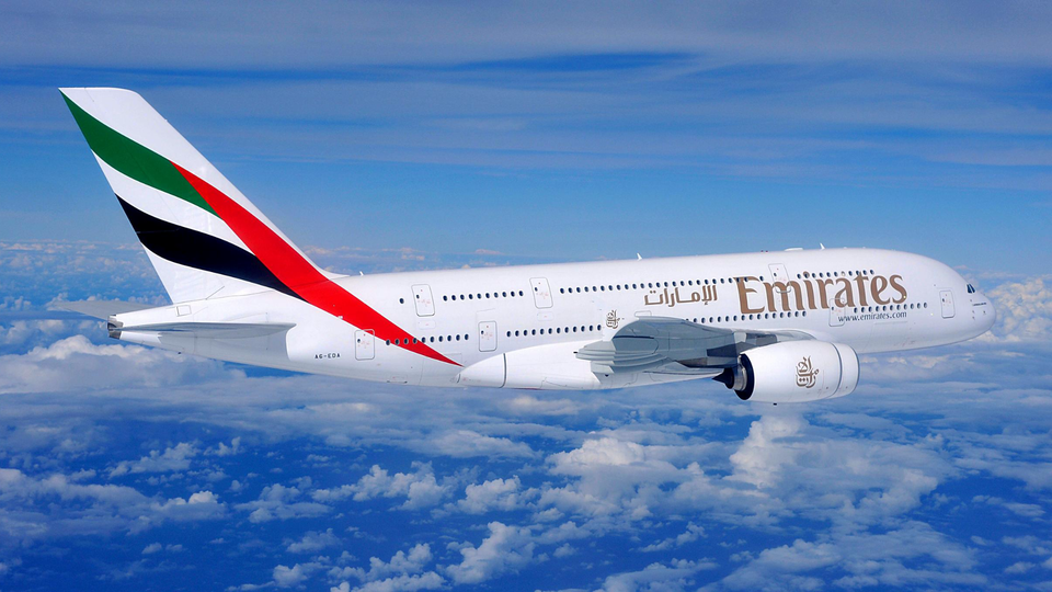 Emirates’ flagship Airbus A380.