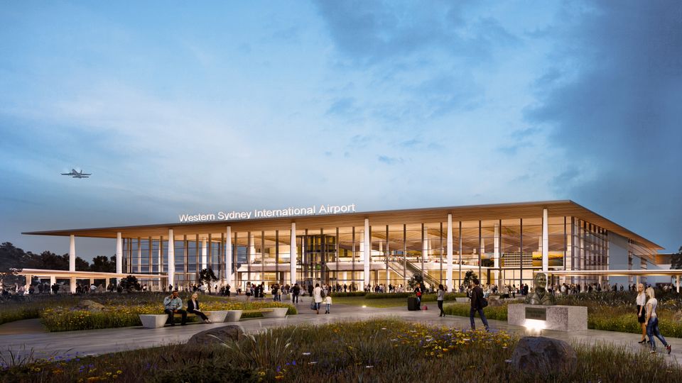 Western Sydney International airport will open at the end of 2026.