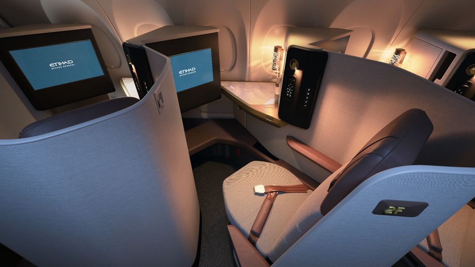 Etihad's Opera-based A321LR business class.