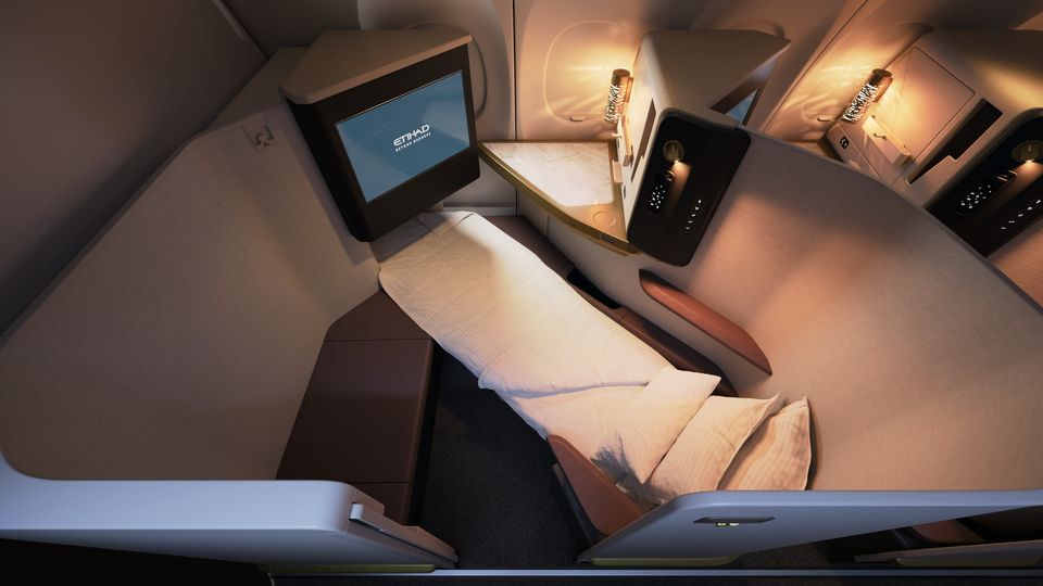 Etihad's Opera-based A321LR first class.