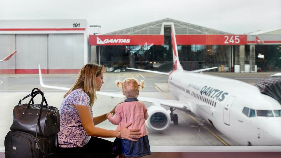 Qantas allows points to be transferred between family members.