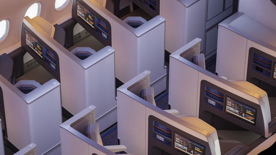 Flydubai's new 737 Business Suite.