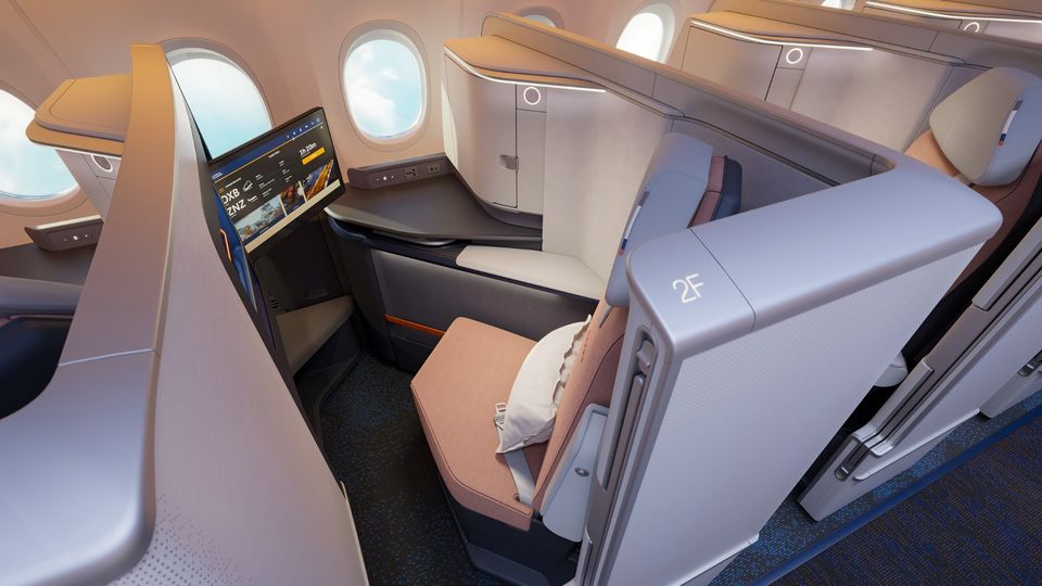 Flydubai's new 737 Business Suite.