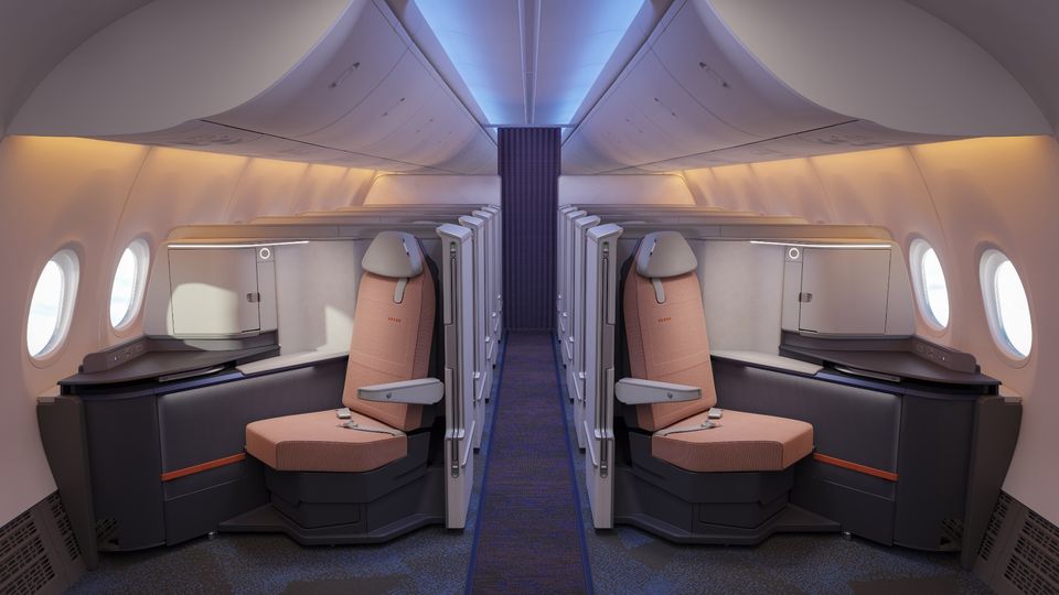 Flydubai's new 737 Business Suite.
