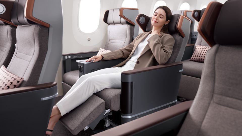 EVA Air premium economy.