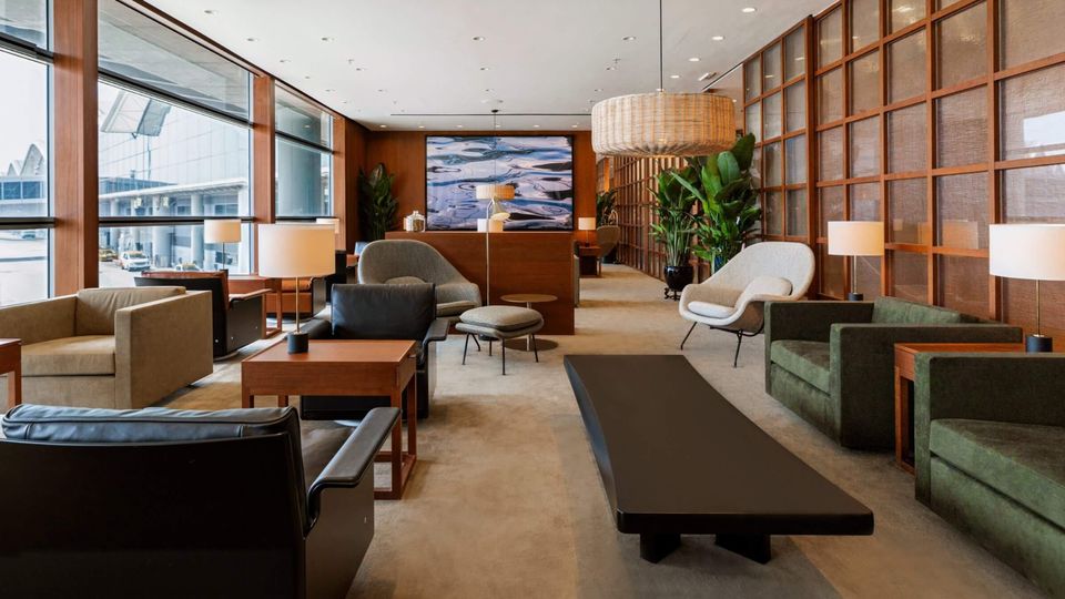 Cathay Pacific's The Bridge lounge at Hong Kong.