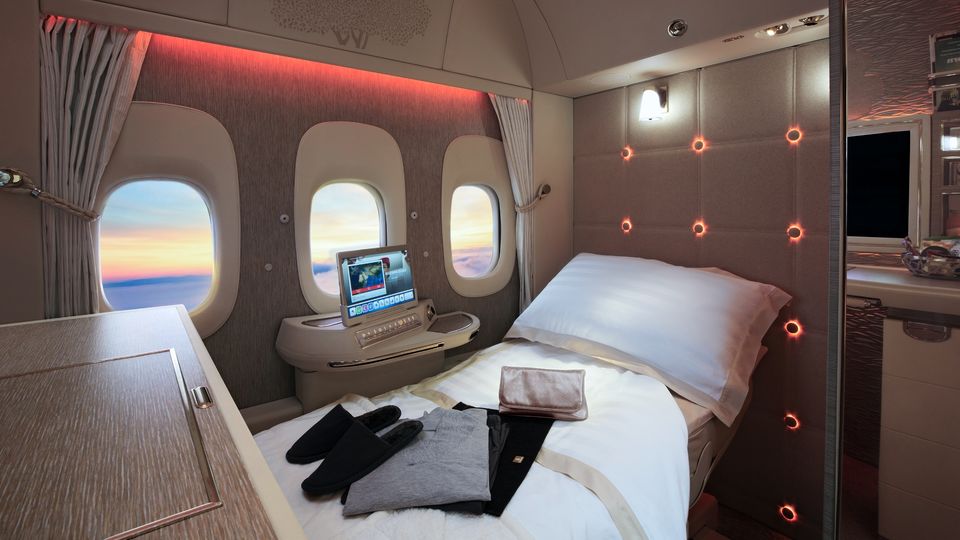 Qantas maintains that Emirates first class 'reward seat' bookings will remain available using Qantas Points.