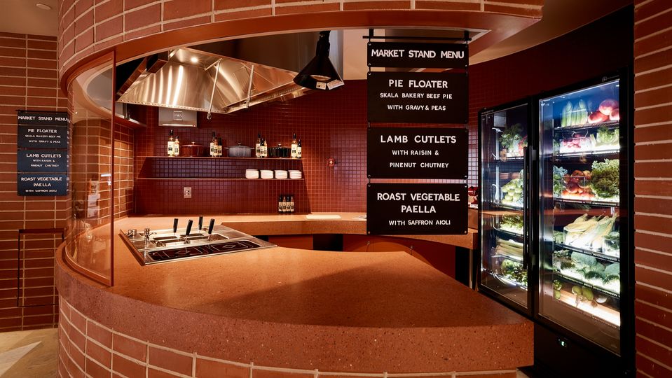 The new Qantas Adelaide Business Lounge.