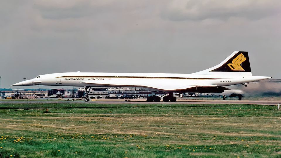 The Singapore Airlines Concorde.