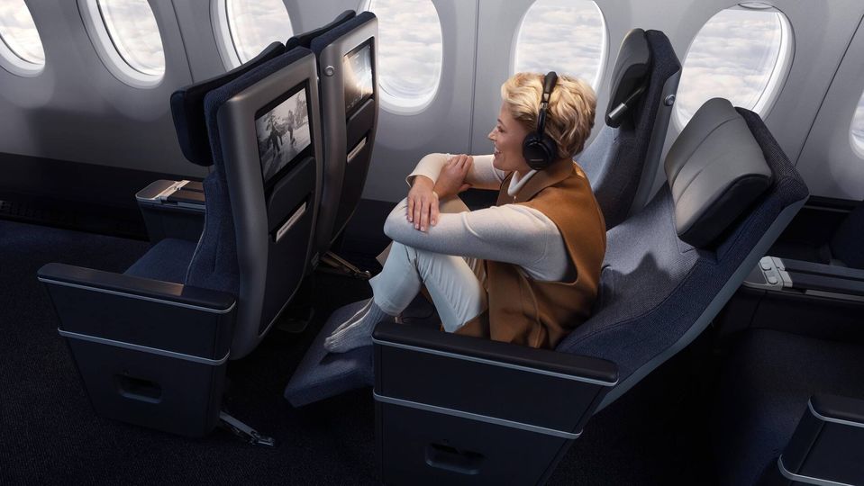 Finnair's A330 premium economy.