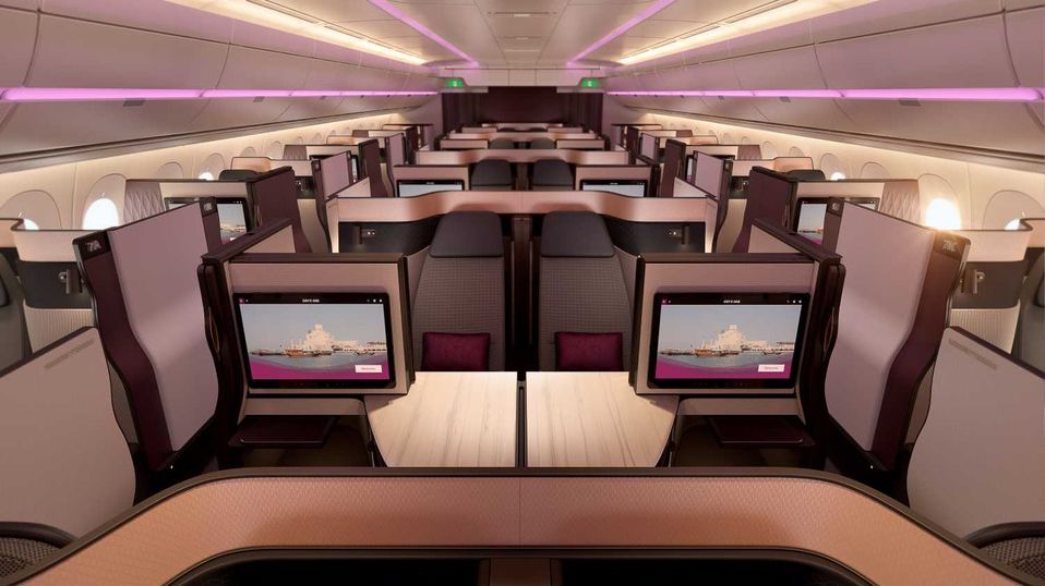 These Virgin Australia 777 flights will boast the excellent business class Qsuites.