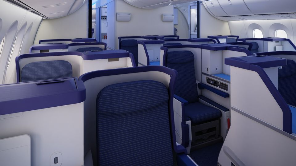 ANA launched its current 787 business class in 2011.