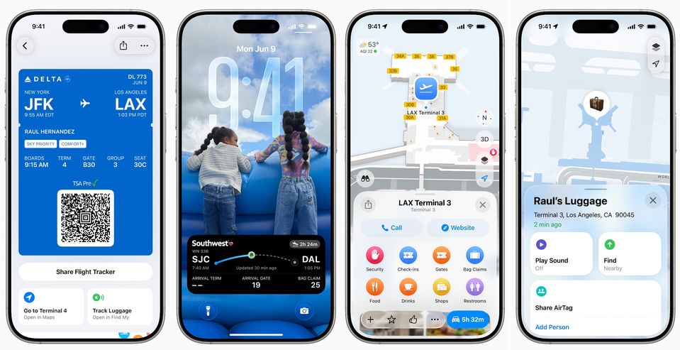 Apple's iOS 26 will supercharge boarding passes and airline apps.
