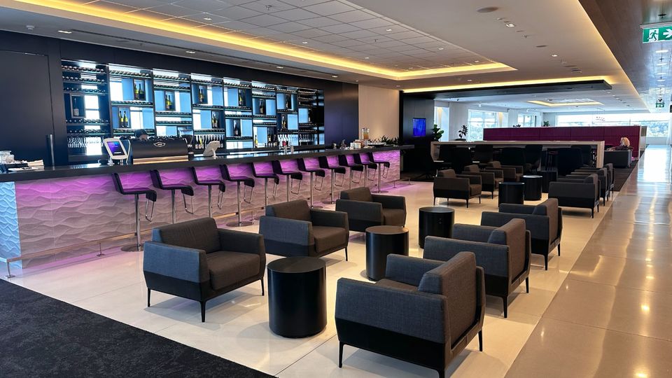 Air New Zealand's lounges are the go-to for most of the Virgin Australia flights to Doha.