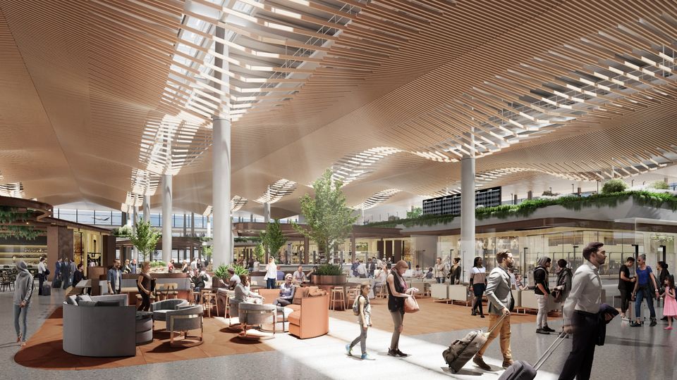 WSI's single terminal will host both domestic and international flights.