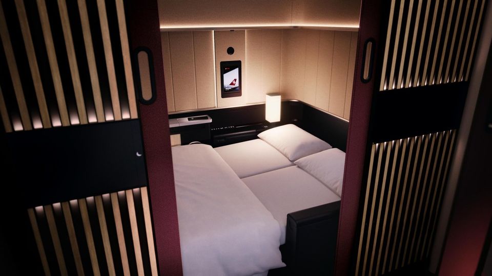 Swiss' new A350 first class.