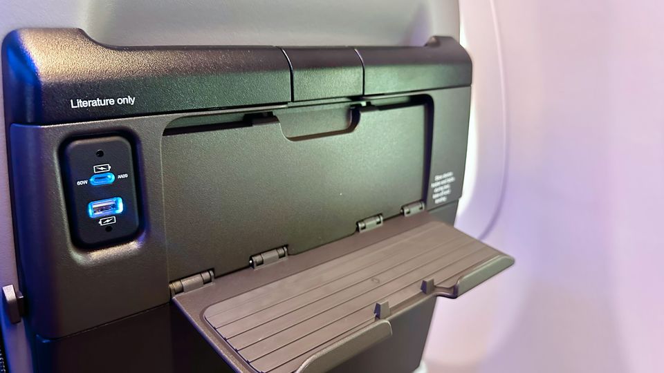 Qantas' new A321XLR economy class.