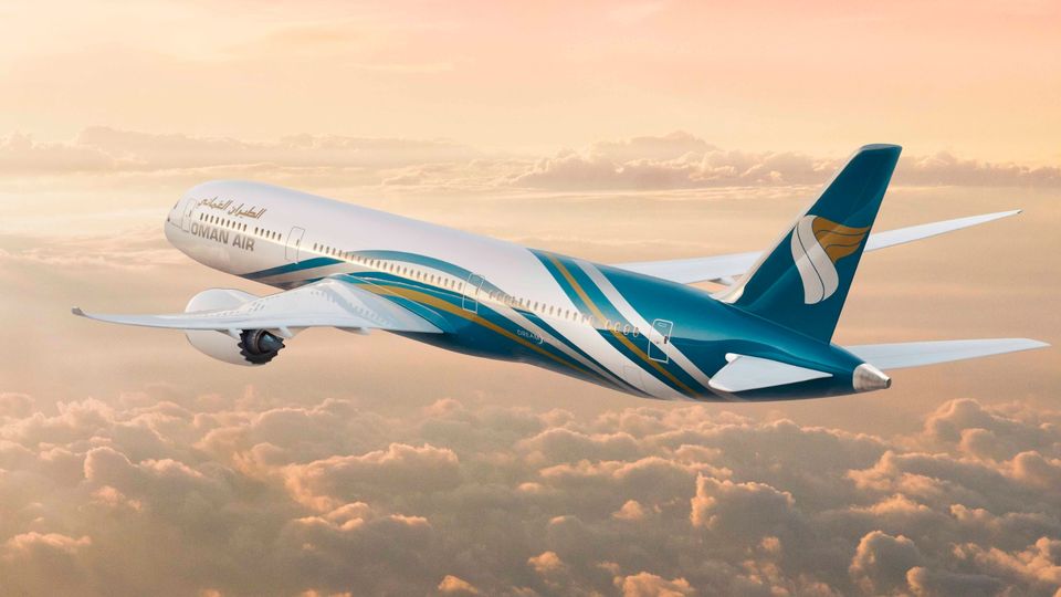 Oman Air's flagship Boeing 787 flies most international routes for the airline.