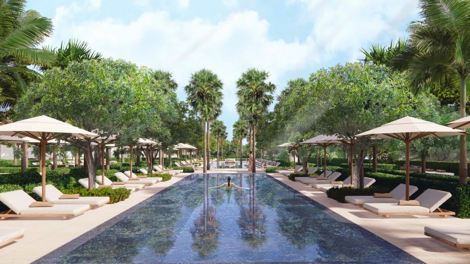 IR2's podium pool deck.